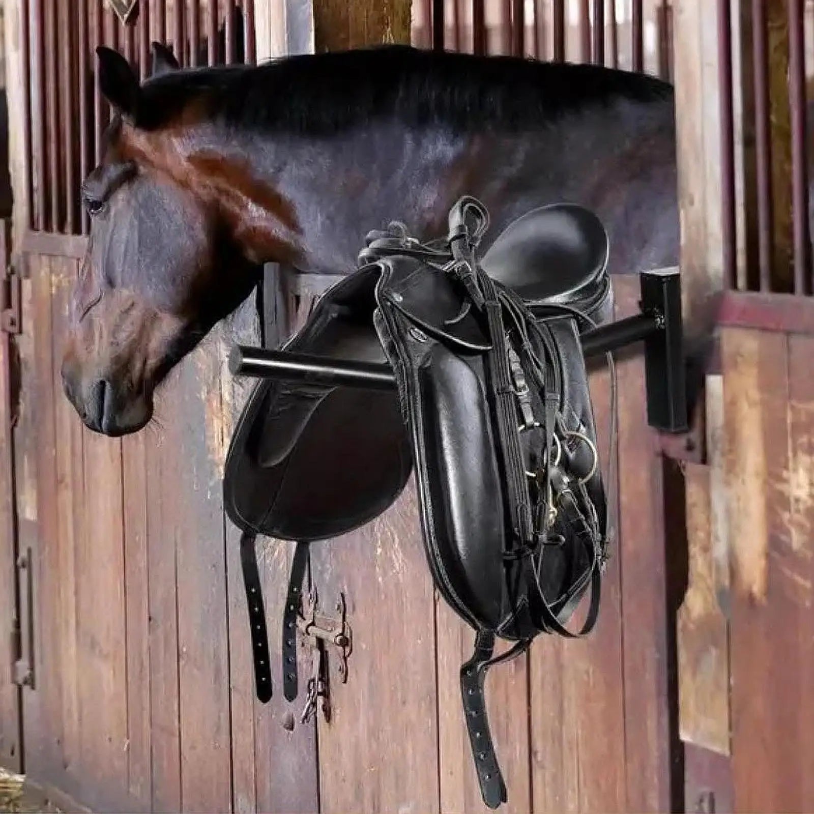 Horse Saddle Rack Stand Storage Accessory Removable Tack Room Display