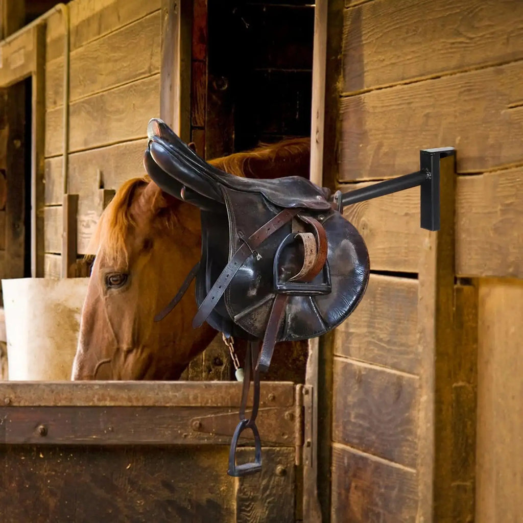 Horse Saddle Rack Stand Storage Accessory Removable Tack Room Display