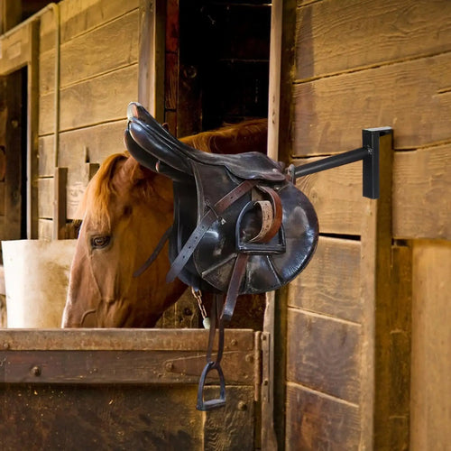 Horse Saddle Rack Stand Storage Accessory Removable Tack Room Display