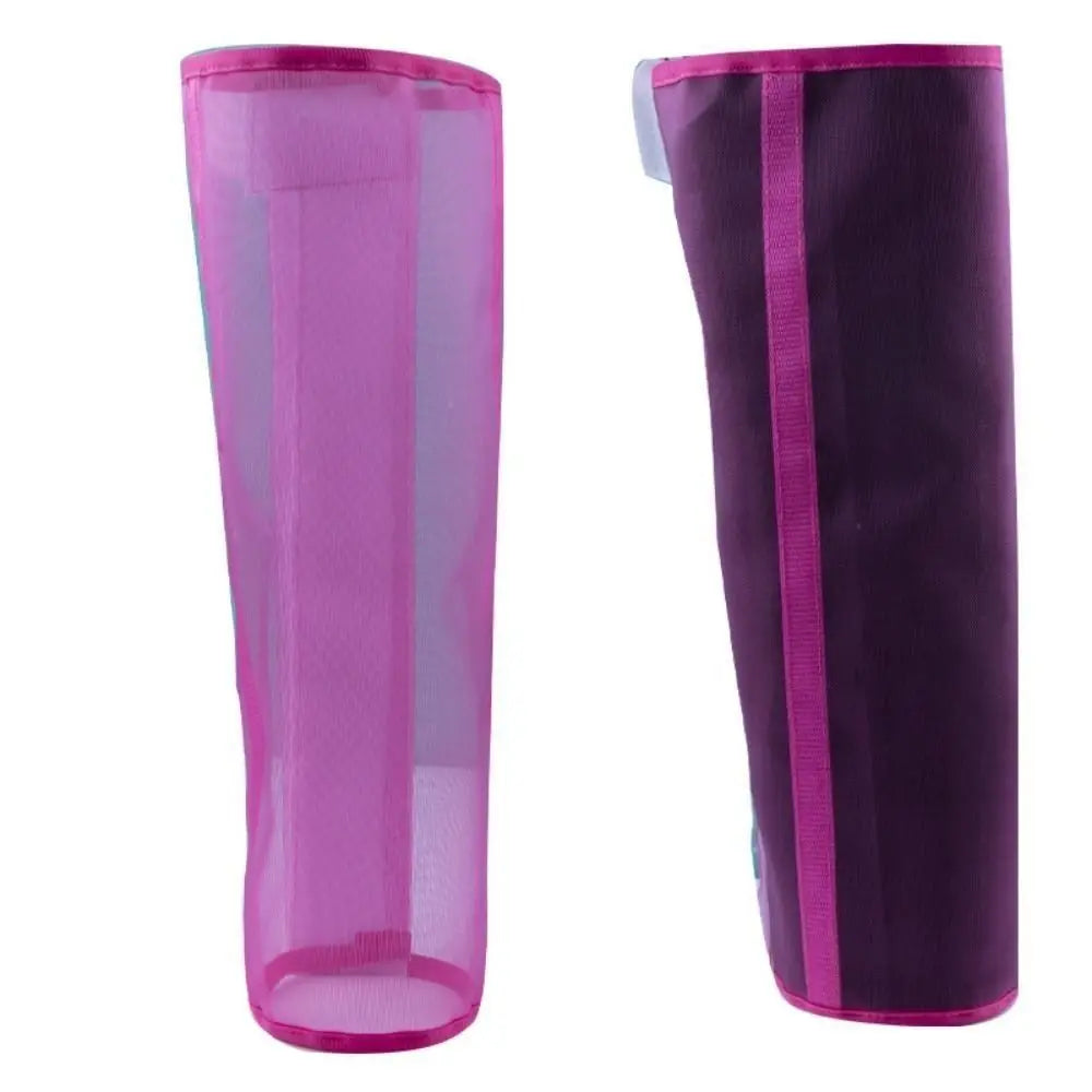 Colorful Equestrian Products Mesh Fabric Reliable Fly Boots for Horses