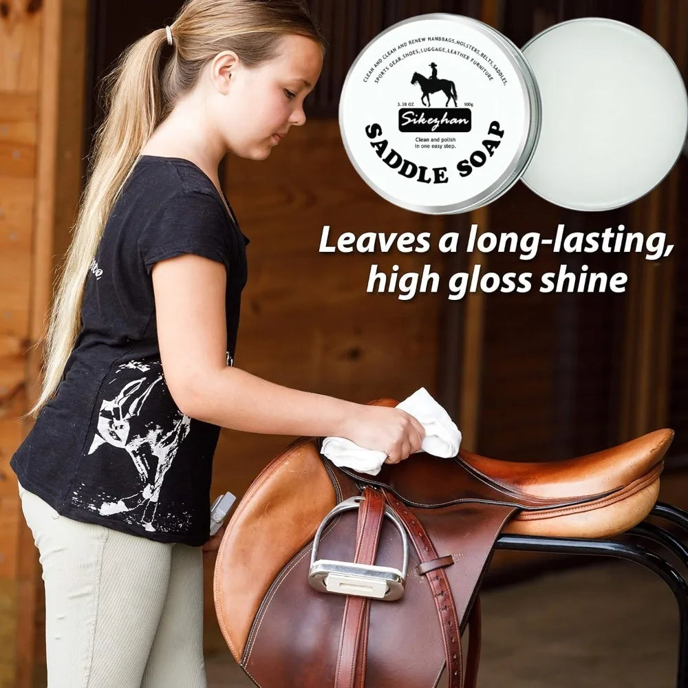 Premium Leather Saddle Cream Revitalize & Restore Deep Conditioning
