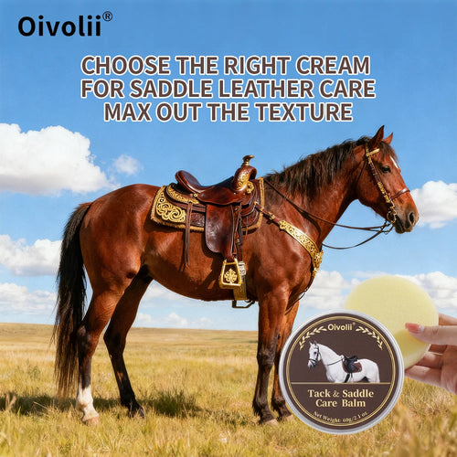 Tack And Saddle Care Balm Premium Leather Deep Conditioning Waterproof