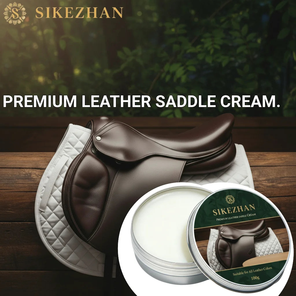 Premium Leather Saddle Cream - Anti-Crack & Waterproof Conditioner for