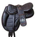 Brown Leather Softy Treeless Horse Saddle Size 13" to 18"