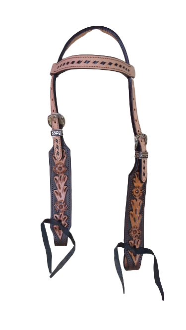 Western Saddle Horse Headstall and Breast Plate Full Size