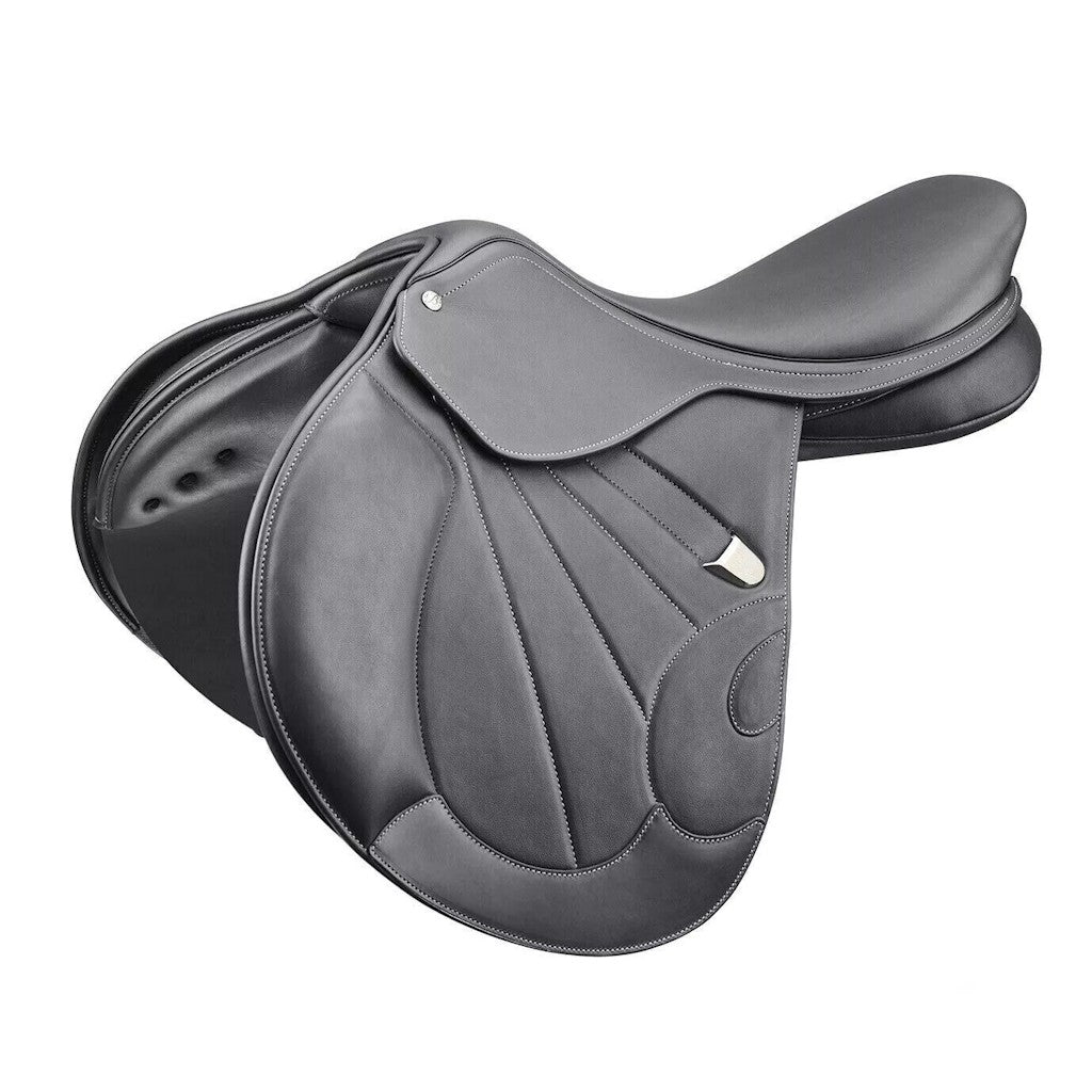 CLOSE CONTACT JUMPING ENGLISH LEATHER HORSE SADDLE SIZE 15" TO 18"